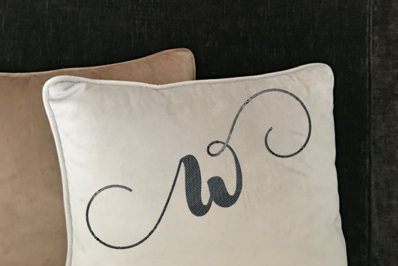 Magical W Winter Monogram: A Designer’s Craft Fair Review