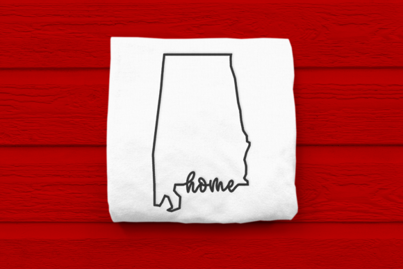 Review: Alabama Home State Outline for Holiday Crafts