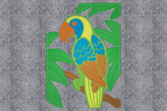 Review: Multicolor Parrot in the Jungle Embroidery