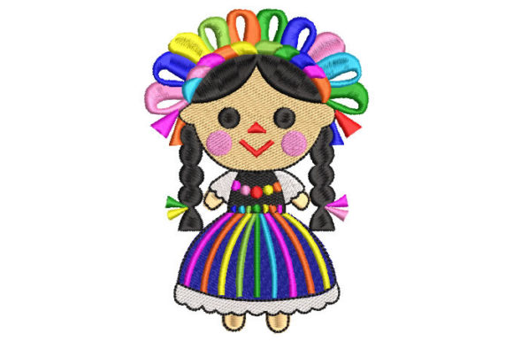 Reviewing Doll with Flower Crown for Small Business Merch