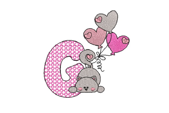 Reviewing Letter G Cat Sketch for Holiday Collections