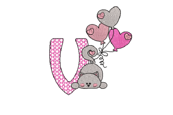 Reviewing Letter V Cat Sketch for Personalized Gifts