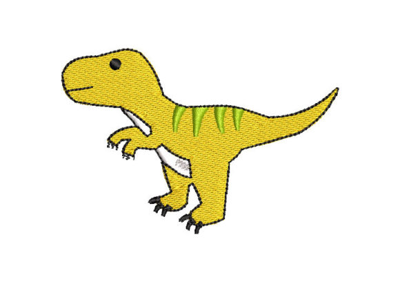 Reviewing the Animated Dinosaur Embroidery Design