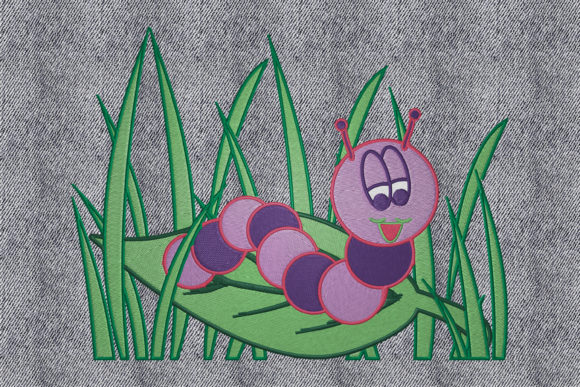 Worm on a Leaf: A Seasonal Embroidery Review